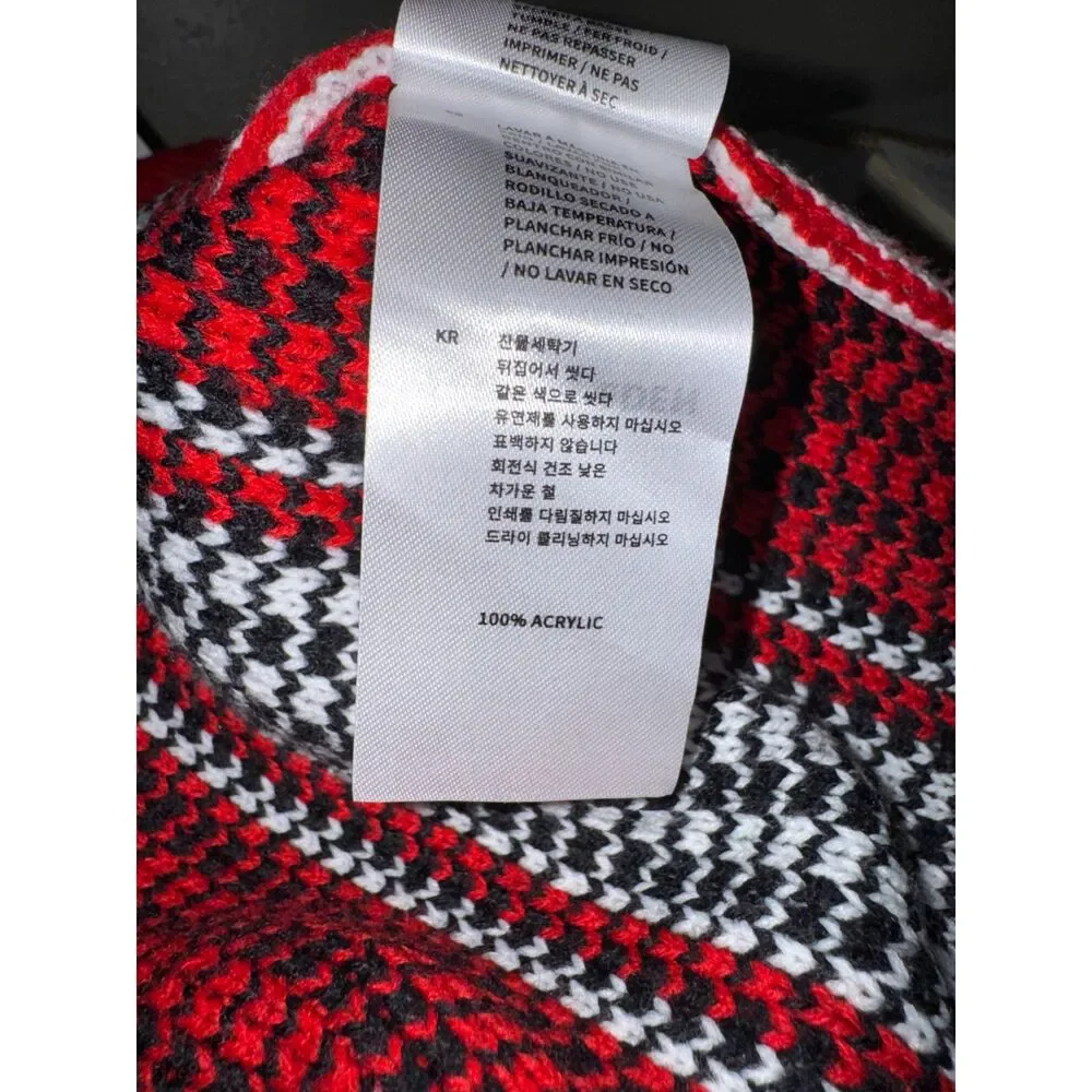 Aelfric Eden 17 Striped Oversized Sweater NEW Sweater Jersey Size XL V-Neck Red - Picture 4 of 5